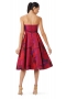 Rochie Adrianna Papell medie rosu floral